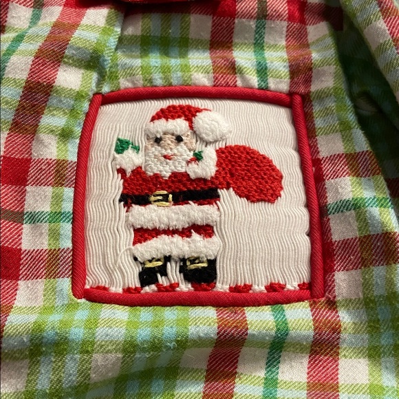 Three Sisters smocked Plaid Kids Pajamas with Ruffle Trim 24 months - Picture 2 of 10